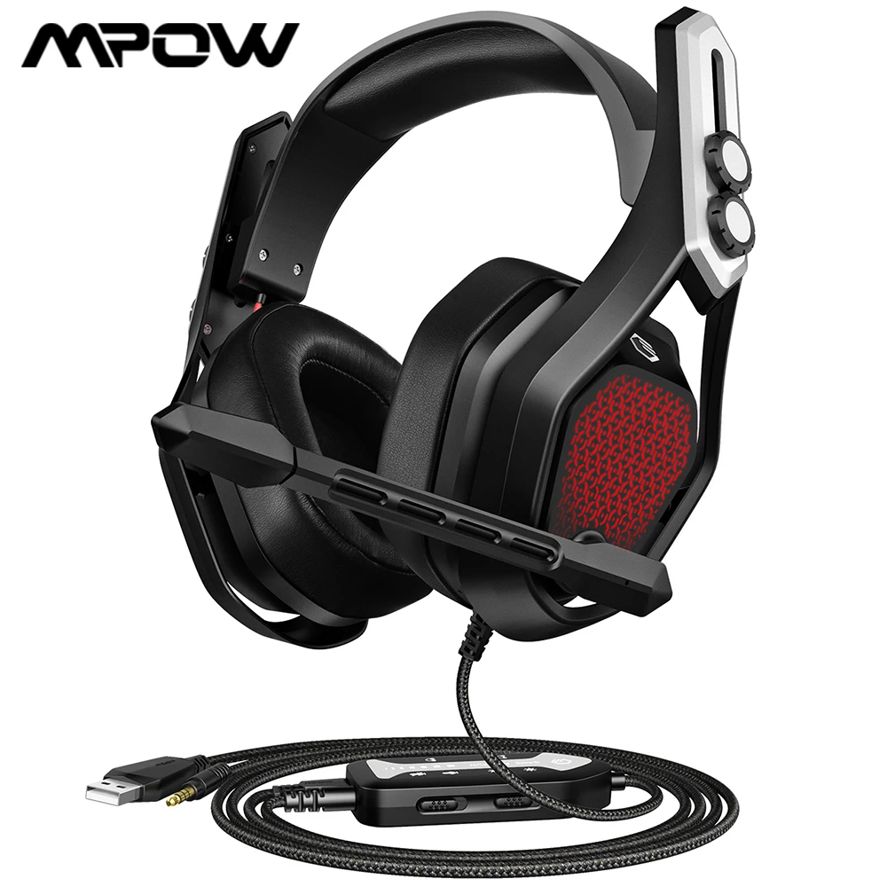 Mpow Iron Gaming Headset 7.1 Surround Sound Gaming