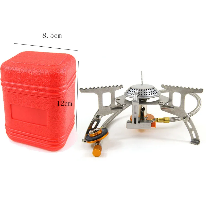 3500W Outdoor Camping Gas Stove Folding Split Electronic Gas Stove Portable Gas Stoves Picnic Igniter Survial Tools Hiking Home