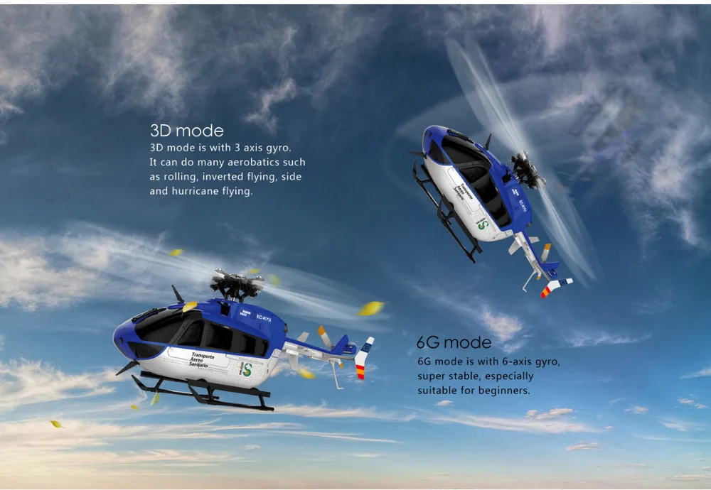 Оригинальный XK K124 EC145 6CH бесщеточный двигатель 3D 6G система RC Вертолет совместимый