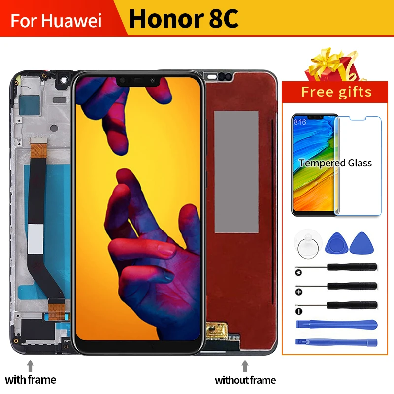 

Original 6.26'' LCD For Huawei Honor 8C LCD Display Touch Screen Digitizer Assembly For Honor Paly 8C BKK-AL10 BKK-L21 pantalla