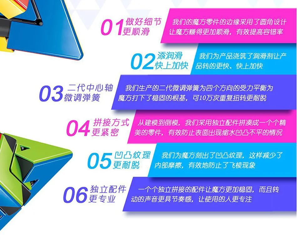 Высококачественный FanXin Duet Pyraminxeds Duo волшебный куб 3x3x3 Пирамида скоростная головоломка Рождественский подарок идеи детские игрушки