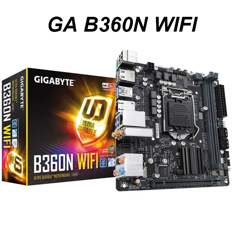 Новая настольная материнская плата для Gigabyte GA B360N с WIFI Socket LGA 1151 DDR4 Mini-ITX |