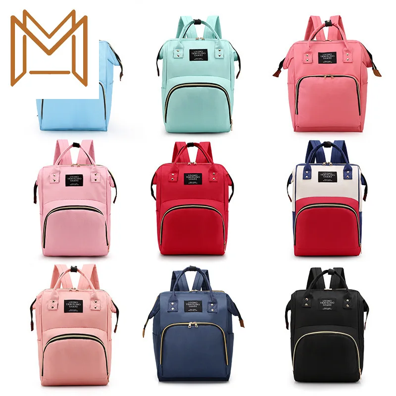 

2019 Mommy Package Capacity Baby Waterproof Both Shoulders Package More Function Out Travelling Bag