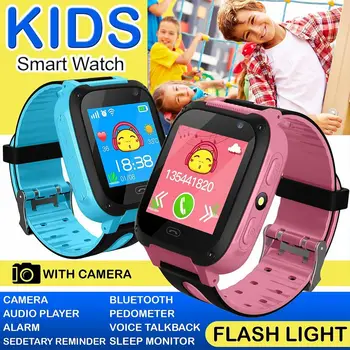 

S4 Kids Smart Phone Watch Waterproof Intelligent Positioning English Touch Screen Version Phone Watch