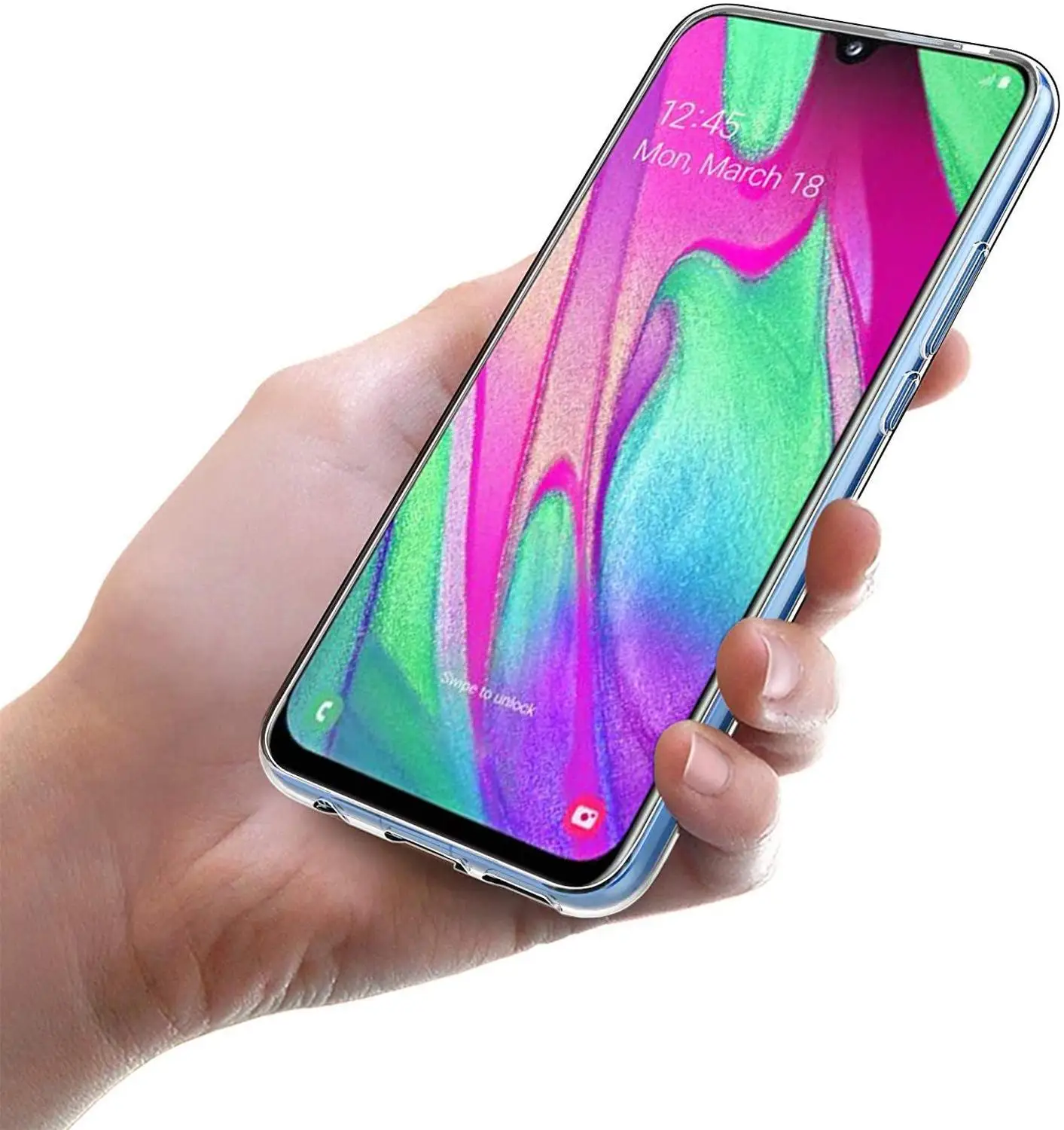 100PCS TPU Clear Phone Cases for Samsung Galaxy