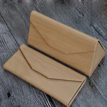 

1pc Foldable Triangular Glasses Case 5 Colors Portable Leather Case for Glasses Eyeglass Sunglasses Cases