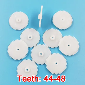 

POM Plastic Gear Wheels Teeth Number 44-48 Big Gear Toy Accessories 100pcs/lot
