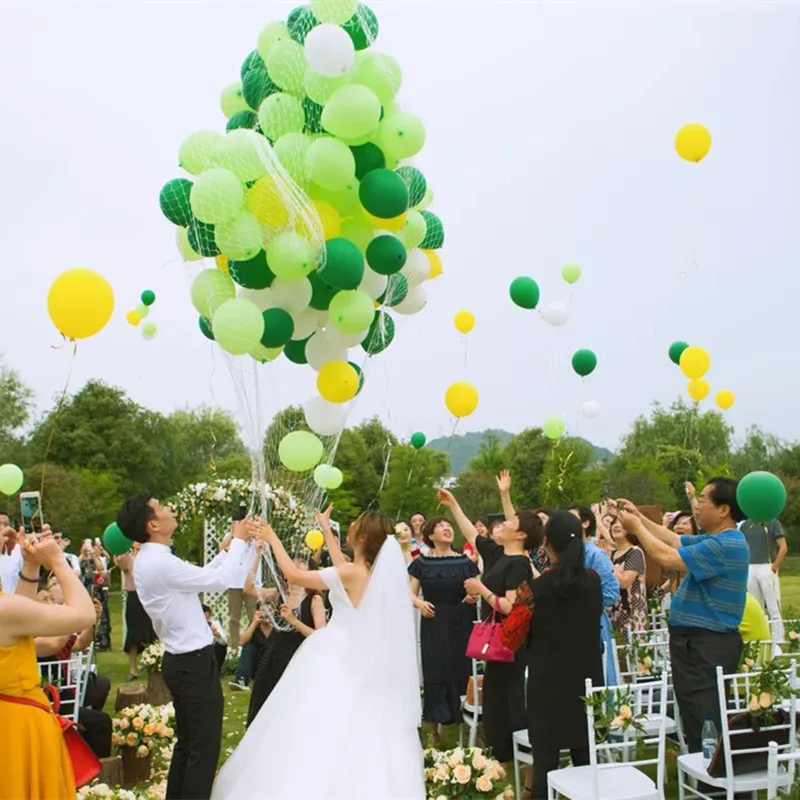 

Creative Balloon Release or Drop Net Holds 500/1000pcs Latex Balloons Wedding Birthday Party Decoration Helium Air Balloon Tools