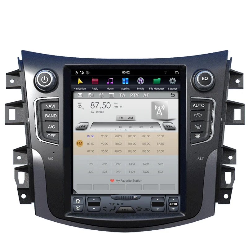 Perfect NAVITOPIA 10.4inch 4G+64GB Tesla Style Vertical Screen Android 8.1 Car DVD GPS Navigation for Nissan Terra Navara/NP300 11