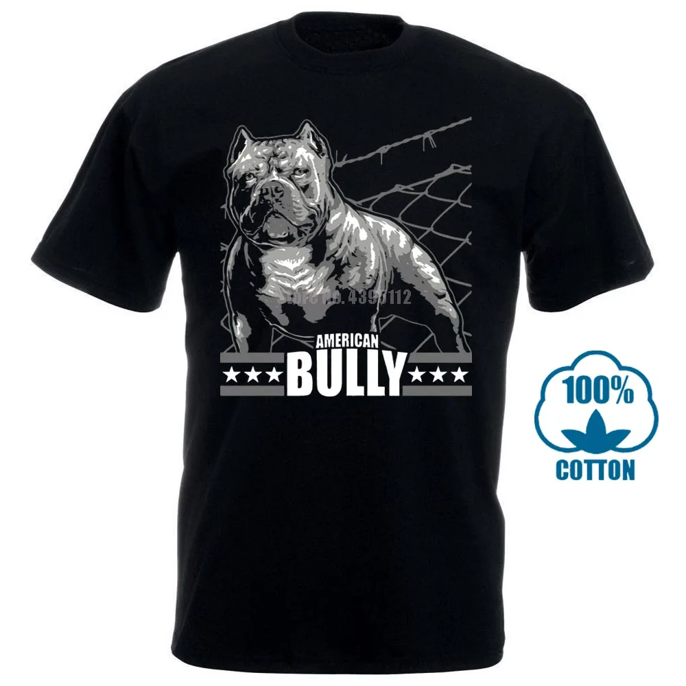 

T Shirt American Bully Machine Bulldog Bullies Grobe S 8Xl Hunde Dogs Rasse 100% Cotton Short Sleeve O Neck Tops Tee Shirts