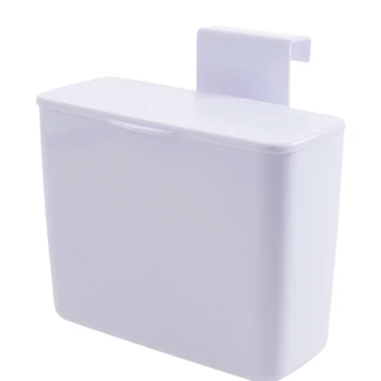 

Promotion! Multifunction Doors Cabinet Hanging with Lid Storage Box Kitchen Dustbin Bathroom Cosmetic Organize Container Desktop