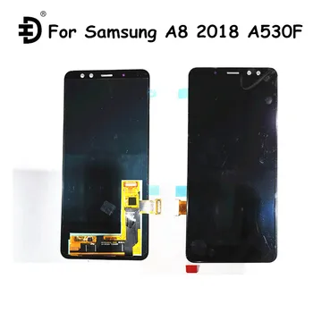 

OLED LCD For Samsung Galaxy A8 2018 A530F LCD Screen Display Touch Screen Digitizer LCD For Samsung A530 LCD Display Replacement