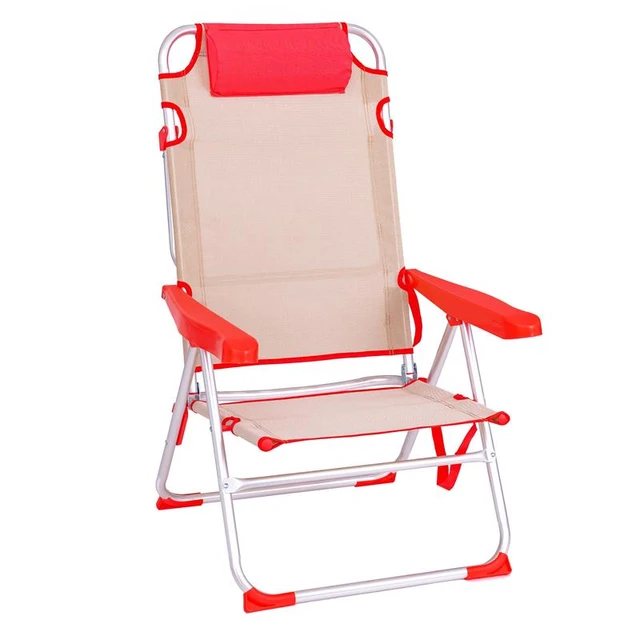 Aktive Beige Aluminum Multiposition Folding Chair, Portable Folding Beach  Chair, Beach Chair, Folding Chair, Beach Chairs, Folding Chairs, Camping  Chair, Outdoor Garden Chairs, Fishing Chairs, Beach Chair - Beach Chairs -  AliExpress