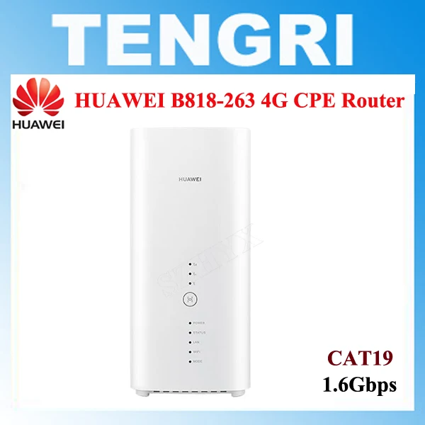 Оригинальный разблокированный роутер Huawei B818 B818-263 4G 3 Prime LTE CAT19 1 6 Гбит/с 64 Wi-Fi PK B618