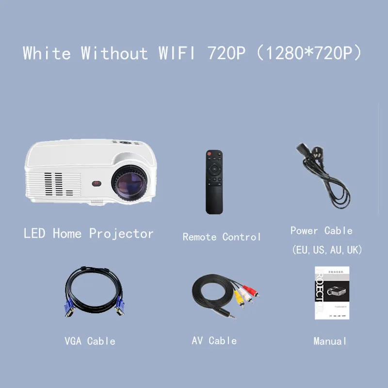 Full HD LED Projector Resolution 1920x1080P Android 6.0 WIFI Bluetooth for office Home Theater video Beamer Proyector apple projector Projectors