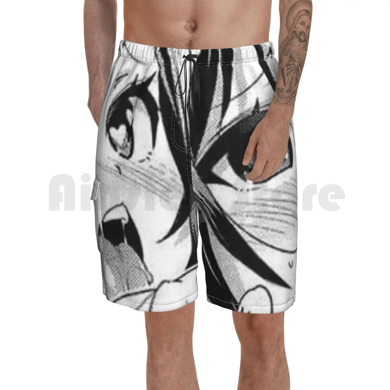 Hentai Beach Shorts Men Beach Pants 
