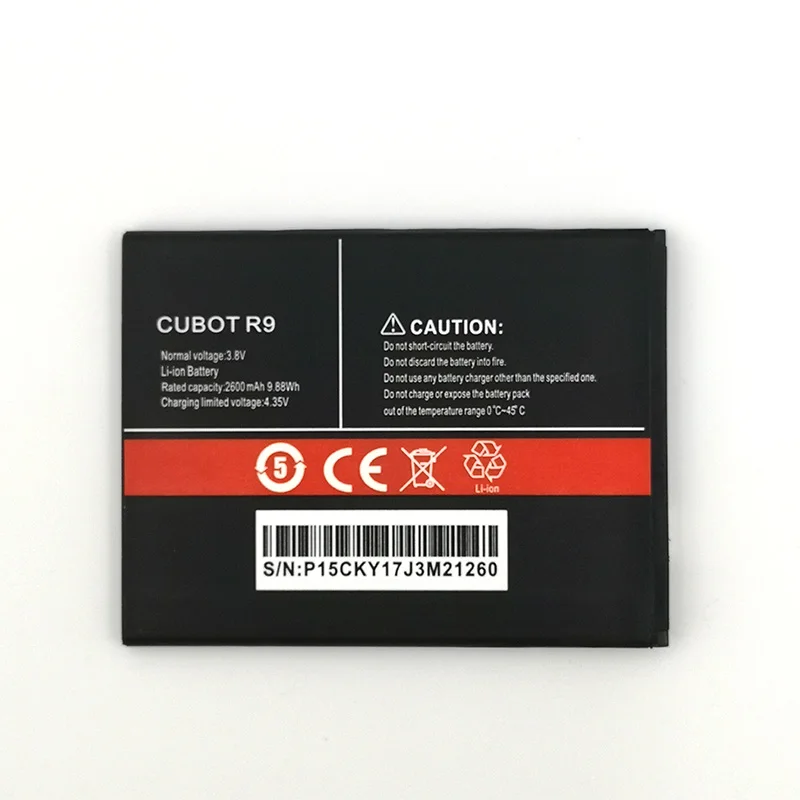 100% Original CUBOT R9 2600mAh For CUBOT R9 CellPhone In Stock Latest High quality battery+Tracking number 100% Original CUBOT R9 2600mAh For CUBOT R9 CellPhone In Stock Latest High quality battery+Tracking number