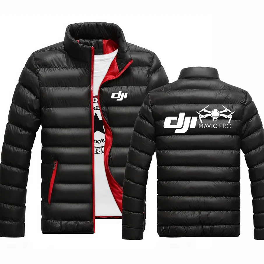 Nuevo invierno de 2021 Mans otoño Dji Mavic piloto chaquetas Logo cálido prendas de vestir marca Slim Casual para hombre de Deportes de algodón acolchado Harajuku abrigos