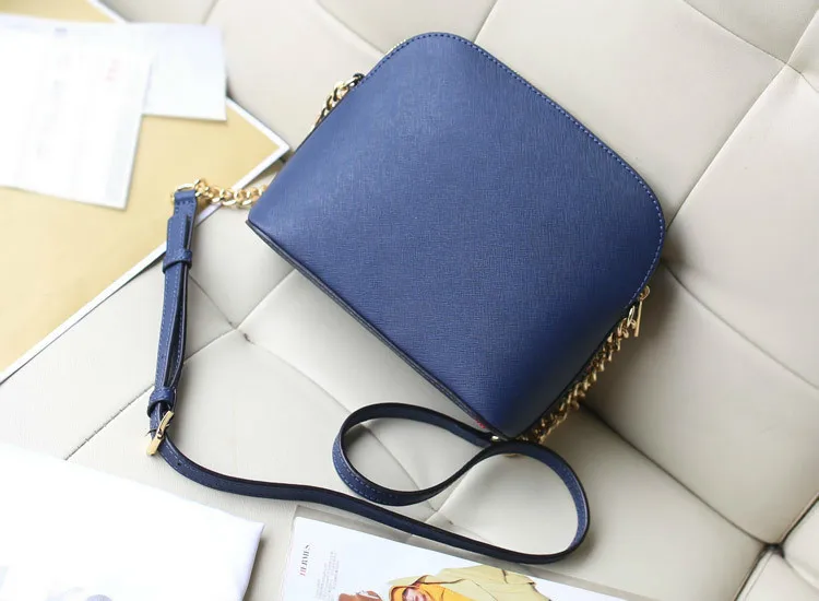 

Luxury Brand Designer Handbags Real Cow Leather Purse Chain Shoulder Beach Shell Handbag Multi Color Crossbody Bags For Women