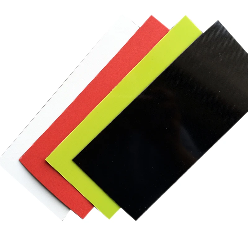 1PCS Glass fibre G10 DIY knife handle spacer material ABS 7 color available 1mm thickness Knife Shank accessories material knife handle spacer material