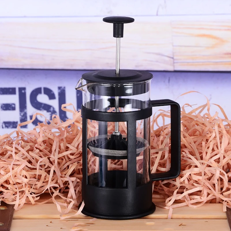 French Press Coffee & Tea Maker 12Oz, Thickened Borosilicate Glass Coffee Press Rust-Free and Dishwasher Safe Retail coffee maker french press coffee press coffee press