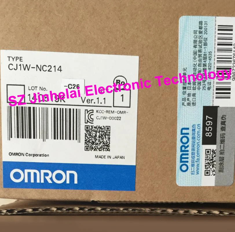 И CJ1W-NC214 OMRON PLC позиционный блок управления