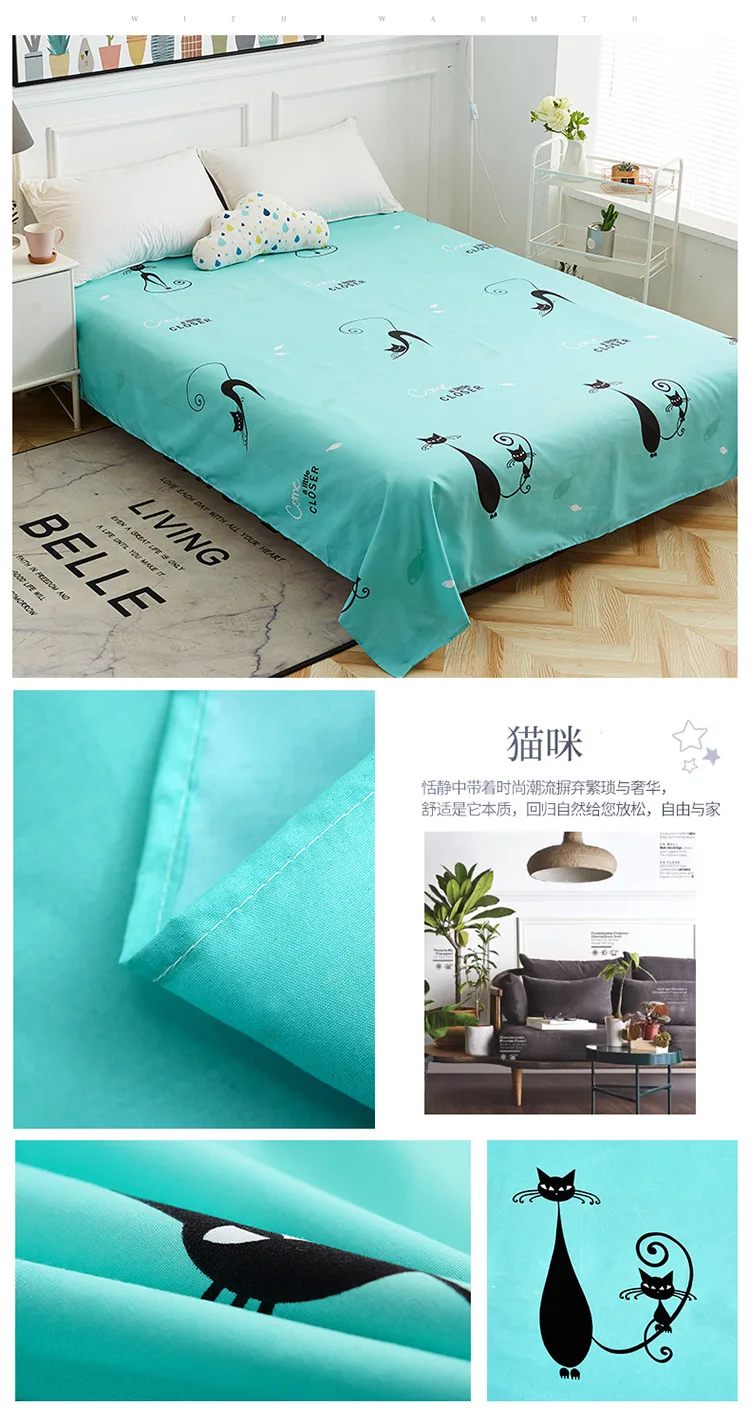 Yaapeet, 20 цветов, постельное белье, King size, простыня, набор для королевы, простыни, цветочный принт, плоский лист, без наволочки