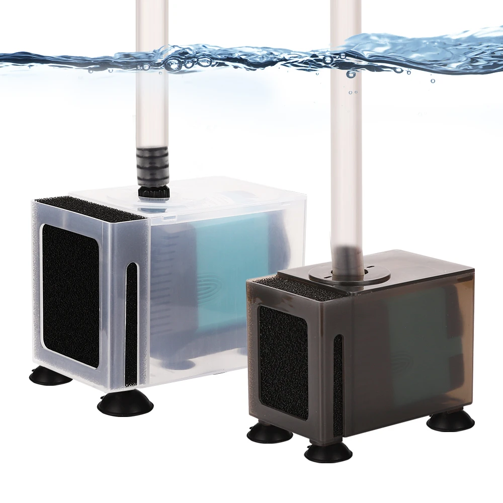 Fish Tank Water Pump Protection Box Increase Height Filter Acrylic Box