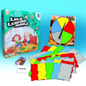 

Hot Sale Newest Floor Lava Innovative Volcano Children's Rotating Game Card Family Board Game