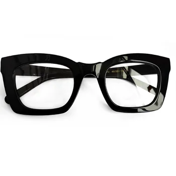 

solid black color acetate 2020 top reading optical frame anti blut light blocking eyewear