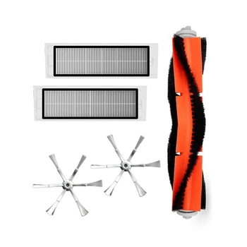 

2 Filters + 2 Side Brush + 1 Main Brush For Xiaomi Sweeping Robot Accessories
