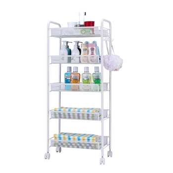 

Kitchen Storage Rack Sorting Floor Car Five Living Room Simple Cart