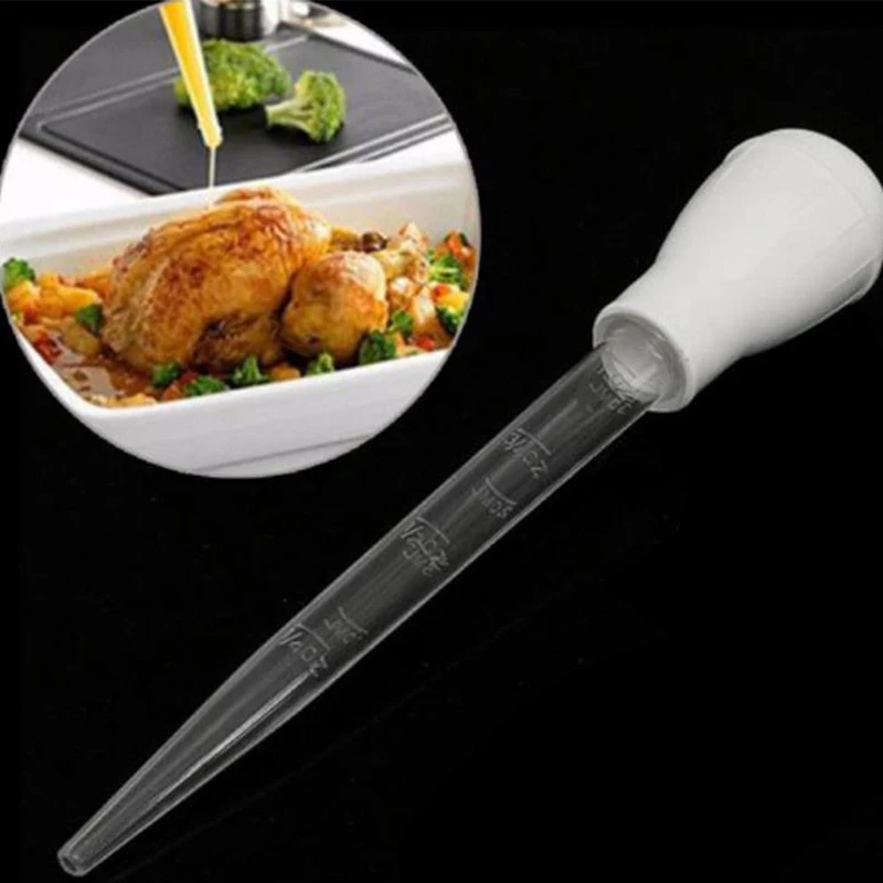 28CM 50ml Pipette Fish Tank Siphon Pump Water Changer Aquarium BBQ Tool Supply Tube Clean | Дом и сад