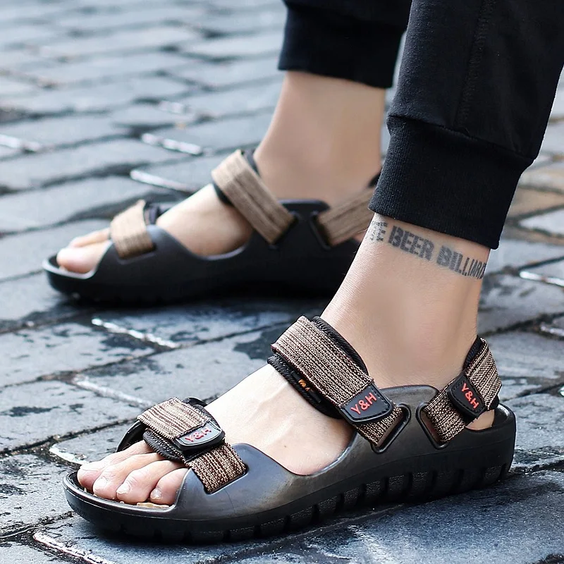 

Summer New Style Men's Sandals Teenager Students Casual Sandals Korean-style Trend Men's Shoes