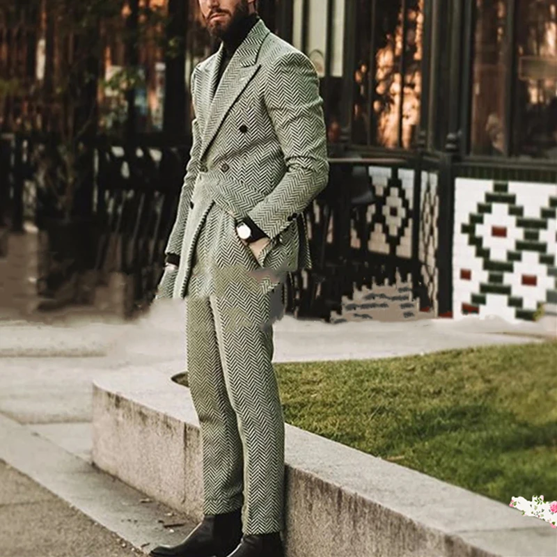 お手頃 男性用のクラシックな伸縮性のあるコート ウールのラペルデザインのジャケット フォーマルスーツ ダブルブレストのパンツ ファクトリーブランド Carnavalkids Com