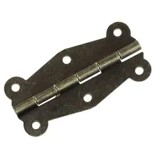 

40PCs Door Butt Hinges(rotated from 0 degrees to 270 degrees)Antique Bronze 6 Holes 5.1cm x 2.4cm(2" x1")