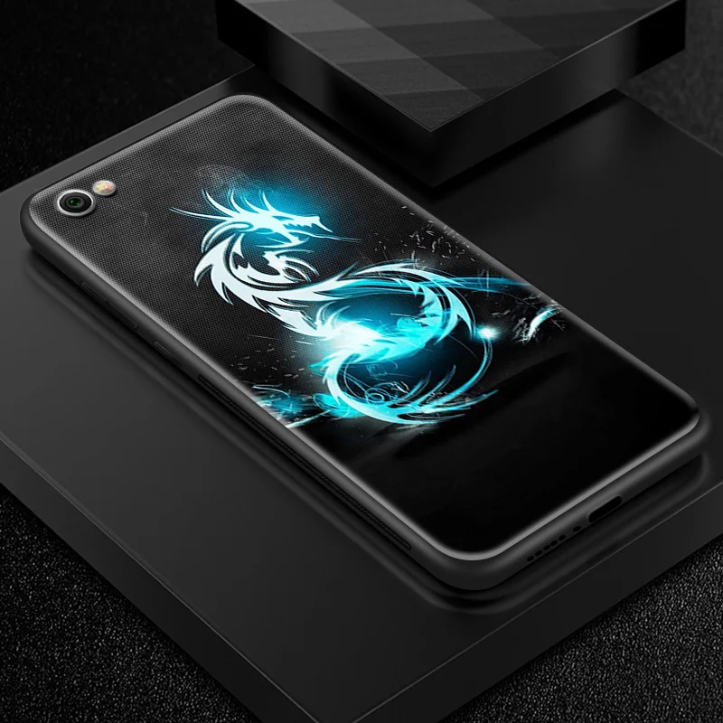 W317 Закаленное Стекло чехол для Xiaomi A1 A2 Lite 5X 6X Redmi 4X 5Plus 5A 6 6A 7 Go S2 Y3 Примечание 6 7 премьер-профессионал с узором в виде животных защитный чехол - Цвет: W317
