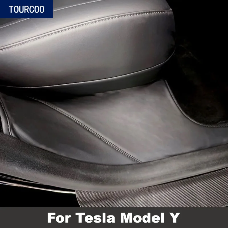 

Защитная Накладка на порог задней двери автомобиля Tesla Model Y, аксессуары для модификации автомобильного стайлинга