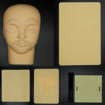 

Skin suture practice simulation Silicone double eyelids Embedding training Facial facial eyebrow lip skin model