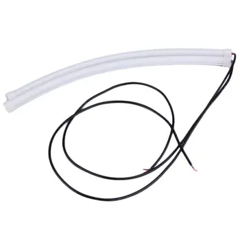 

2pcs 30cm Flexible Soft Tube Guide Car LED Strip Turn Signal Running Light~FW