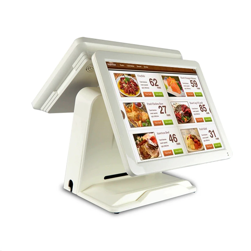 pos machine touch screen 1618 dual screen pos computer for retail