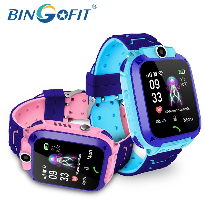 Детские Смарт часы BingoFit с телефоном для мальчиков и девочек Sim картой фото