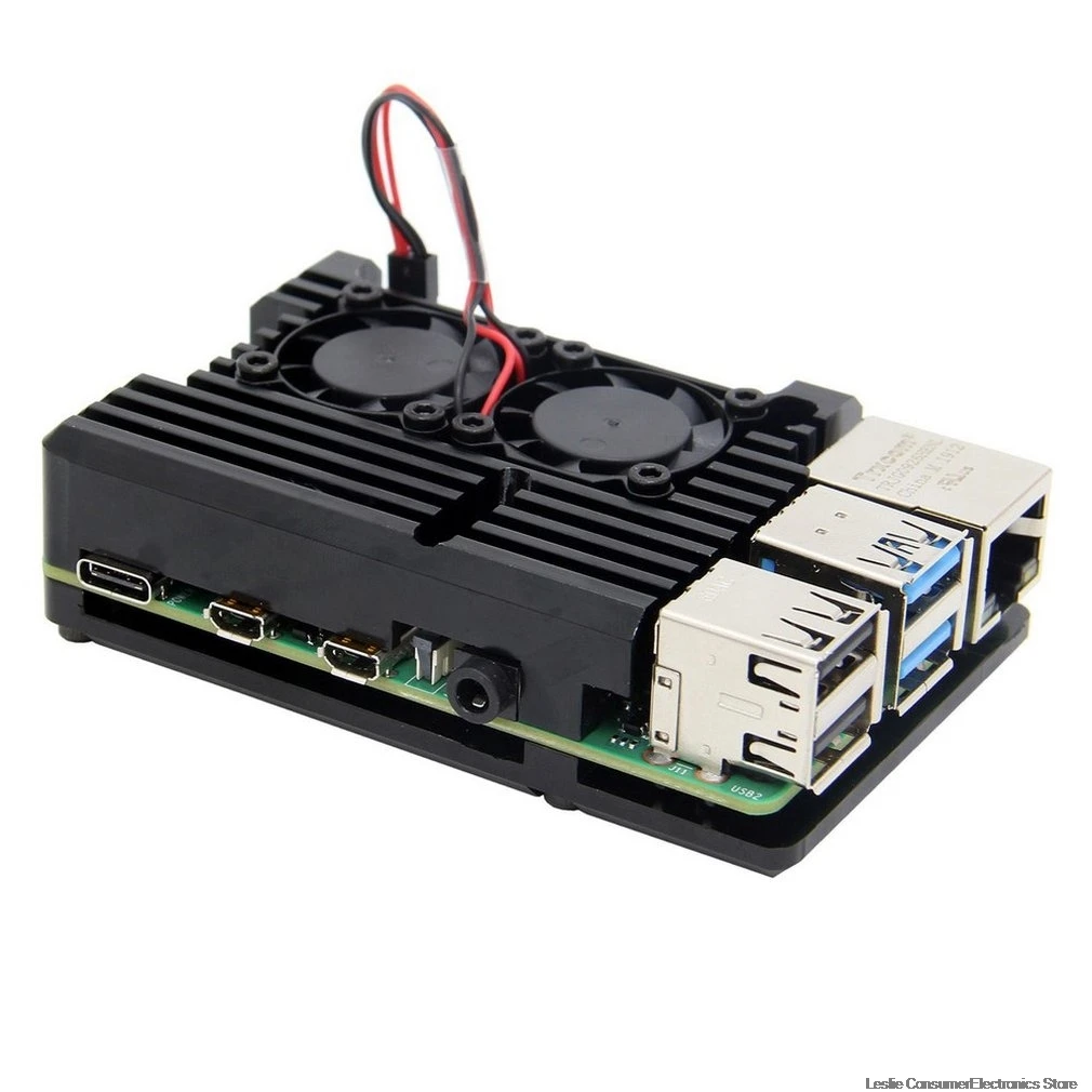 Для Raspberry Pi 4 металлический корпус 4 поколения для Raspberry Pi 4 поколения B+ коробка из алюминиевого сплава 4B тепловые аксессуары для раковины