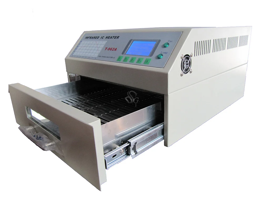 

T-962A LED SMT reflow oven for PCB /reflow oven machine infrared source machine LED reflow oven PUHUI