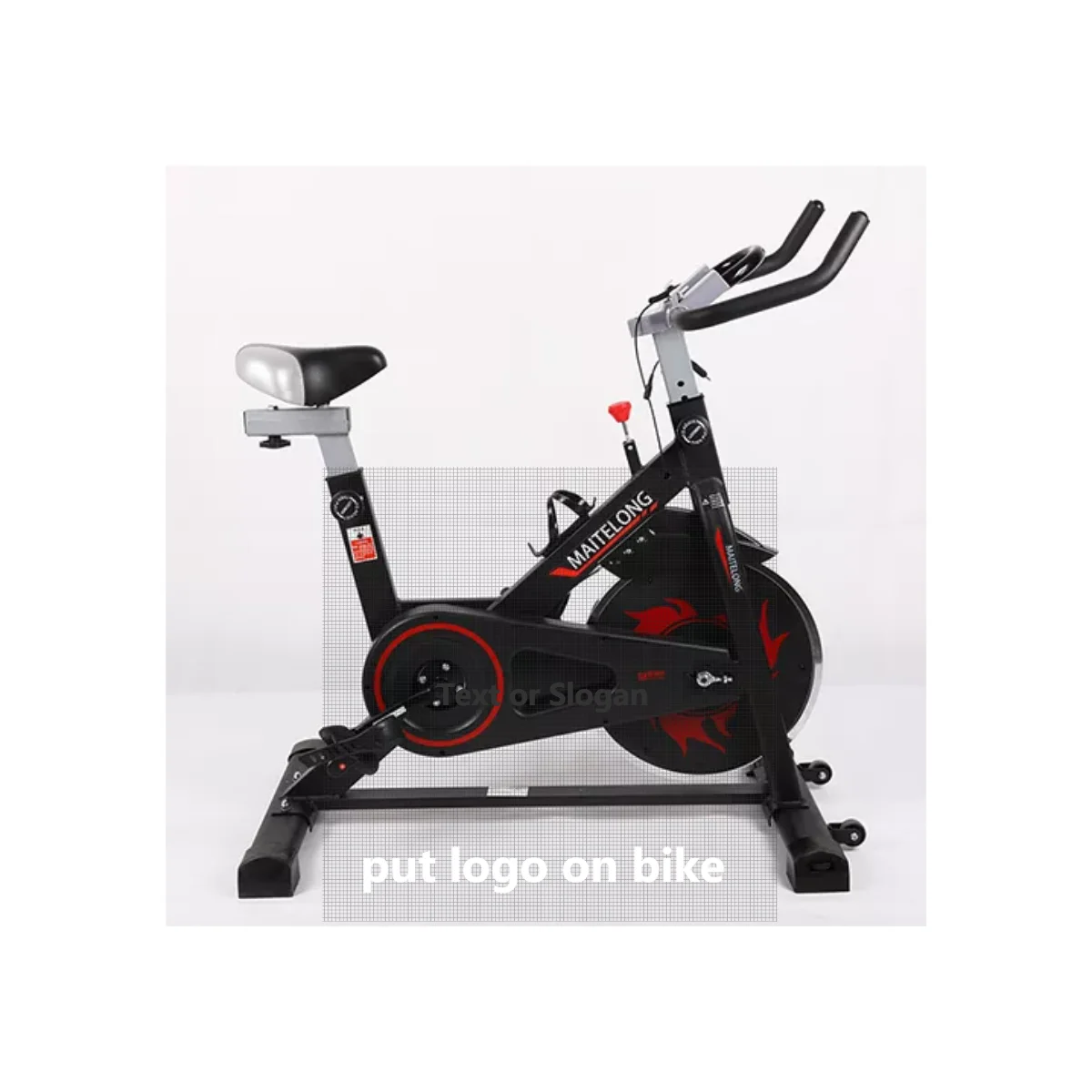 Qm-730 Quiet Home Exercise Fitness Bike 