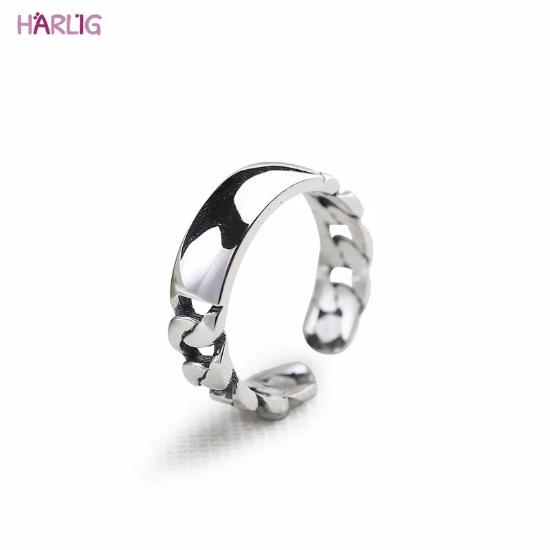 

Vintage resizable sterling silver 925 ring for women allergy free fashion jewelry
