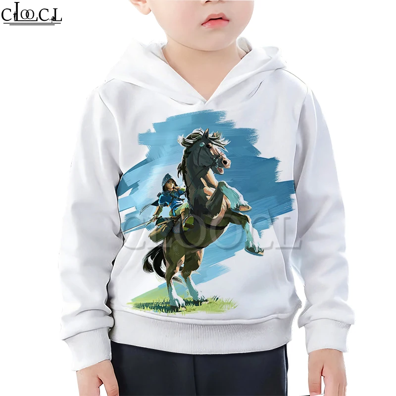 

Family Matching Clothes The Legend of Zelda Breath of The Wild T Shirt Boy Girl 3D Print Sweatshirt Cute Hoodie Beach Shorts Set