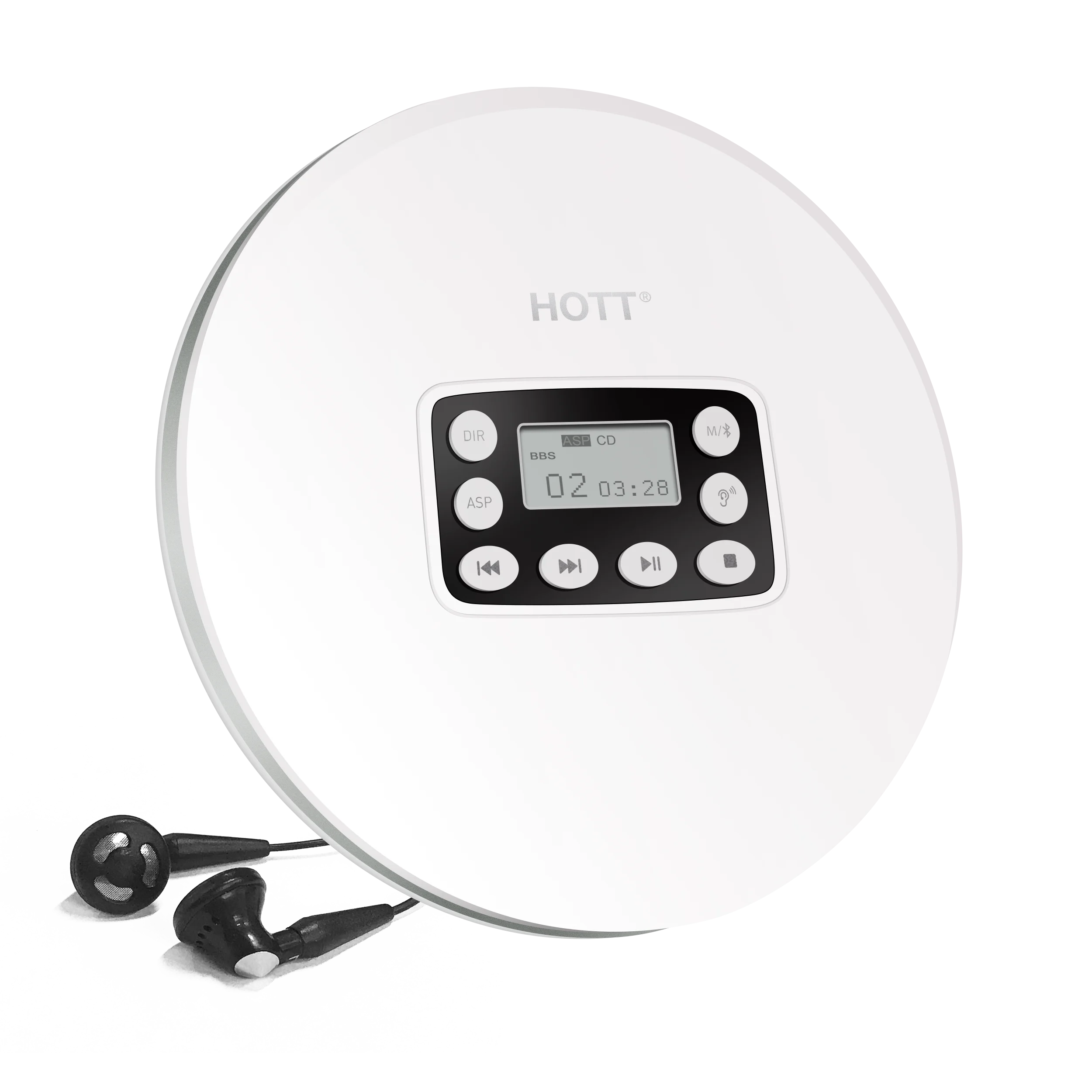 Портативный Bluetooth CD плеер для автомобиля HOTT компактный дискман плейер Волкман MP3