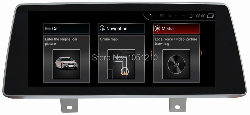 Ouchuangbo Android 8,0 gps радио для 5 серии M5 G30 G31 G38 F90 6 серии G32 с 10,25 дюймовым 1080P видео 8 ядром 4 Гб+ 64 ГБ