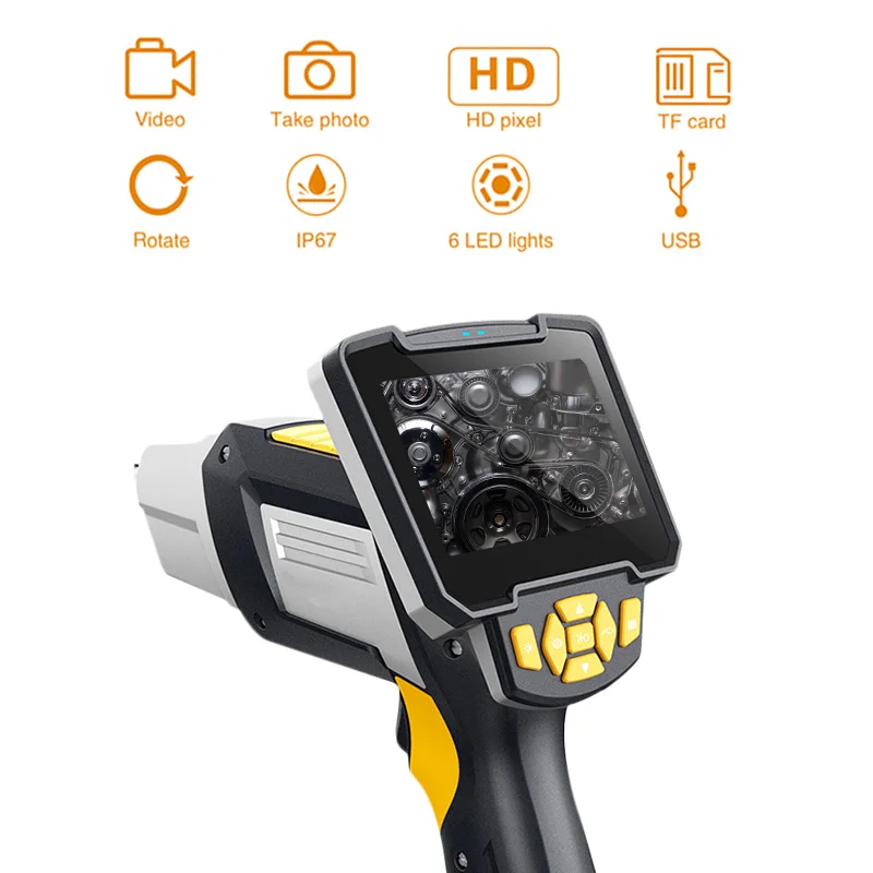 

Digital HD Snake Camera 8MM Drain Pipe Inspection Endoscope Borescope Wire Probe Waterproof Camera 1M/3M/5M/10M Cable